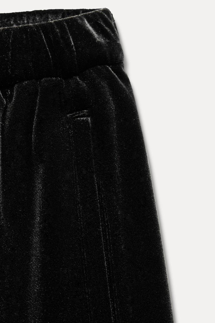 ENSEMBLE BLOUSON BOMBER | PANTALON LARGE EN VELOURS