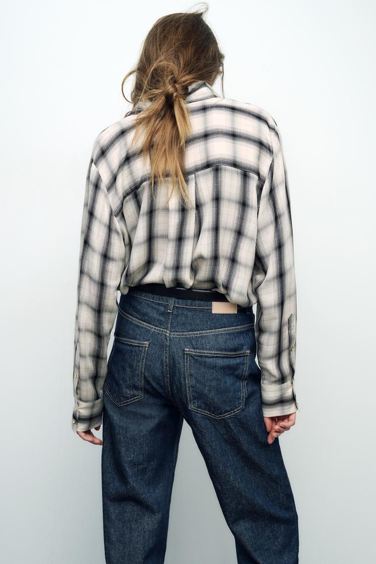 CHEMISE OVERSIZE À CARREAUX