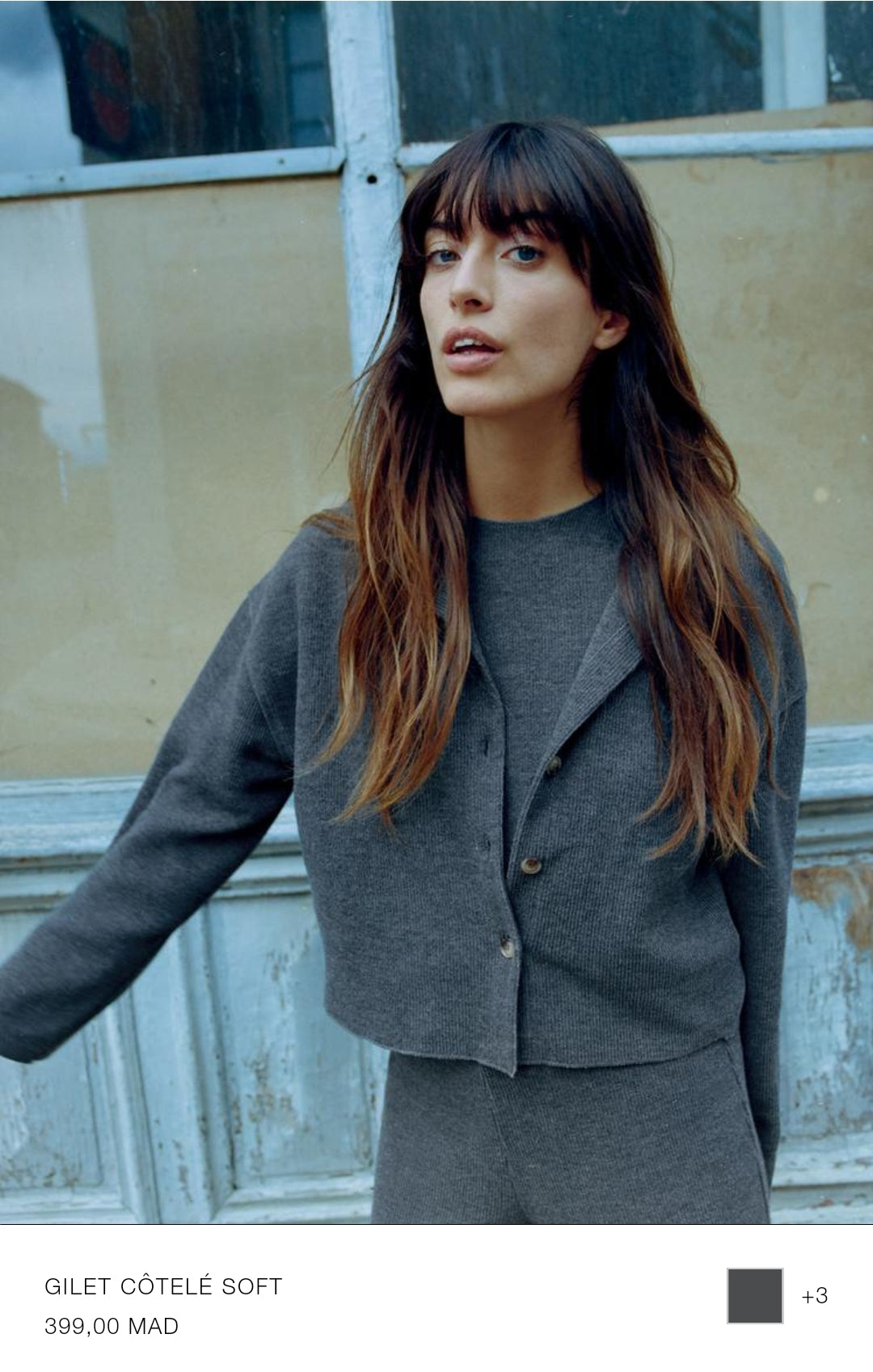 GILET CÔTELÉ SOFT