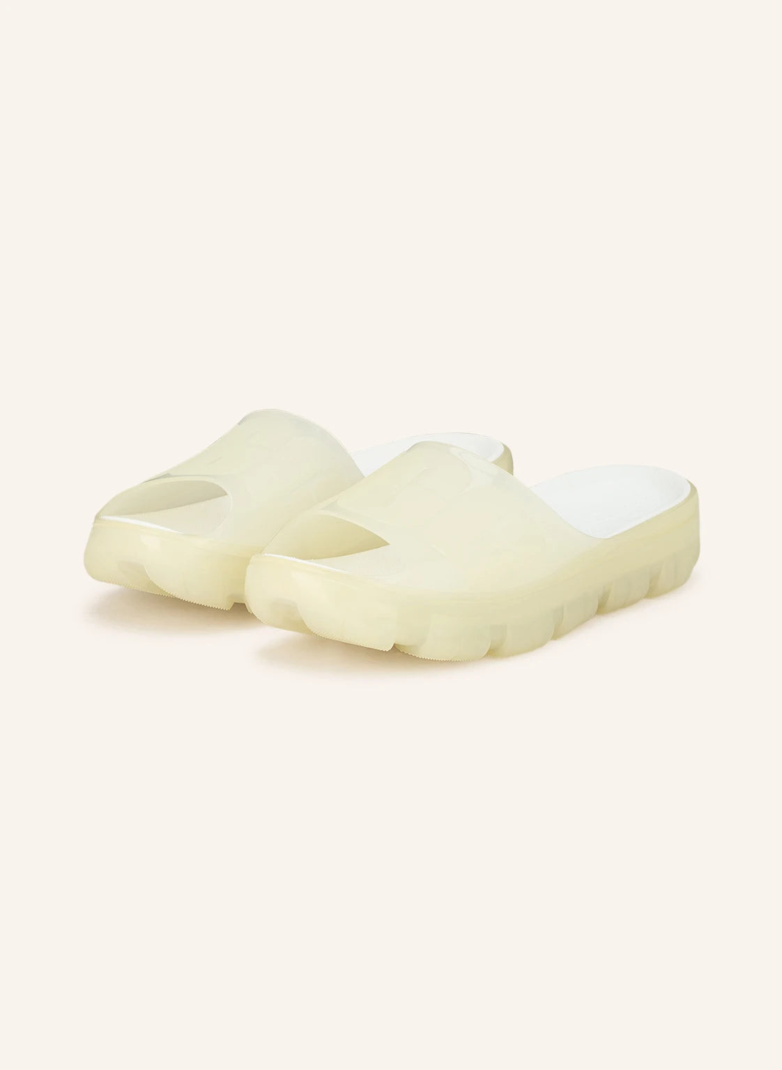 UGG CLAQUETTES JELLA CLEAR À PLATEFORME