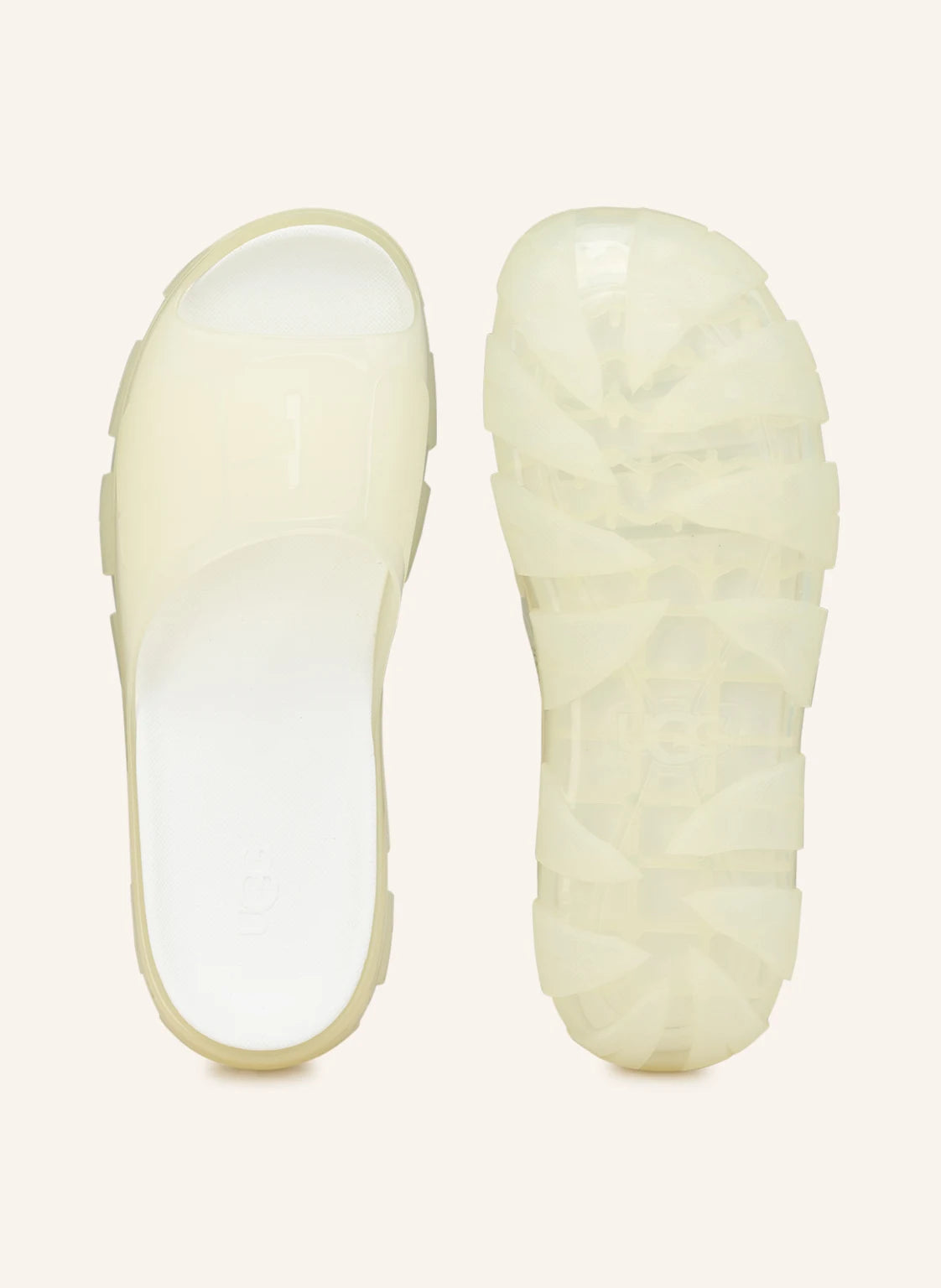 UGG CLAQUETTES JELLA CLEAR À PLATEFORME