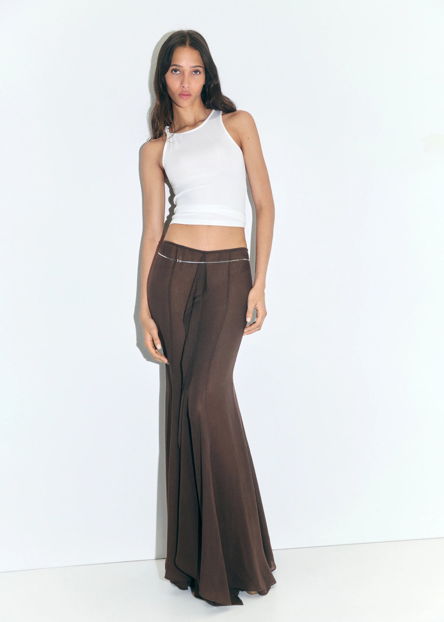 SUPRIYA LELE X MANGO JUPE MAXI DÉTAIL VOLANTS