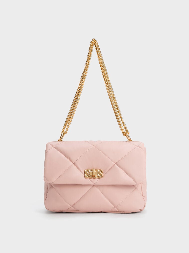 CHARLES & KHEITH SAC PORTÉE ÉPAULE REMBOURRÉ PAFFUTO 🩷