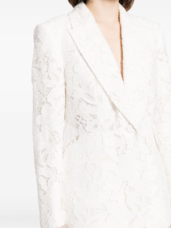 ENSEMBLE BLAZER | PANTALON EN DENTELLE AVEC ÉPAULETTES