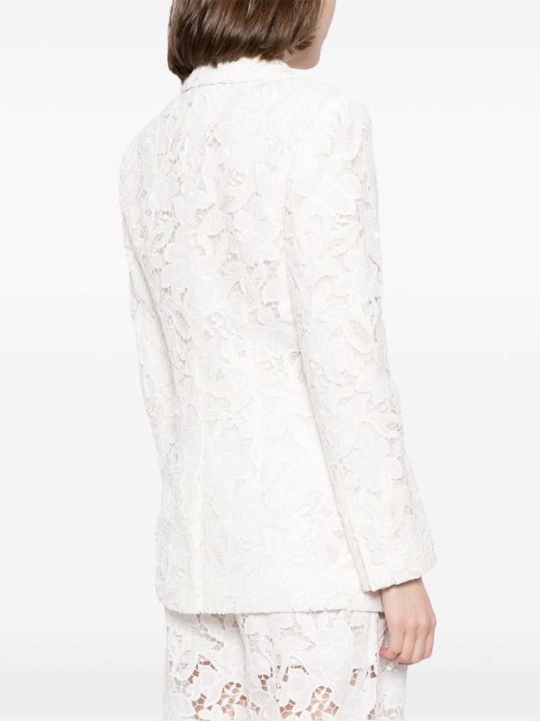 ENSEMBLE BLAZER | PANTALON EN DENTELLE AVEC ÉPAULETTES