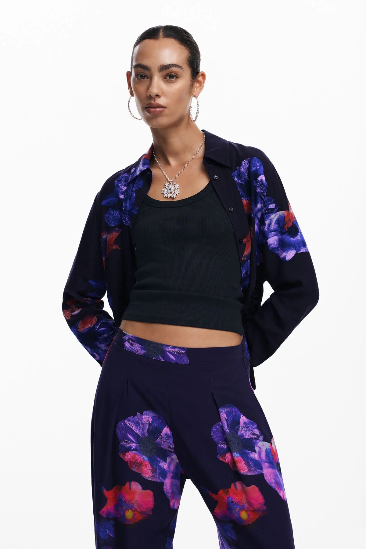 DESIGUAL CHEMISE FLUIDE À FLEURS