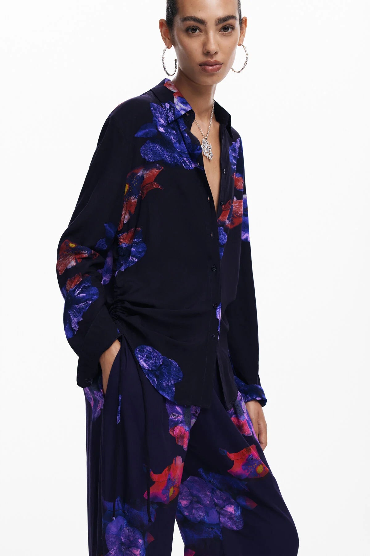 DESIGUAL CHEMISE FLUIDE À FLEURS