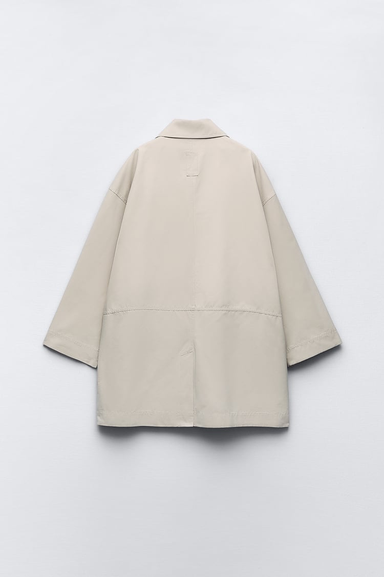 TRENCH OVERSIZED Â POCHES SABLE