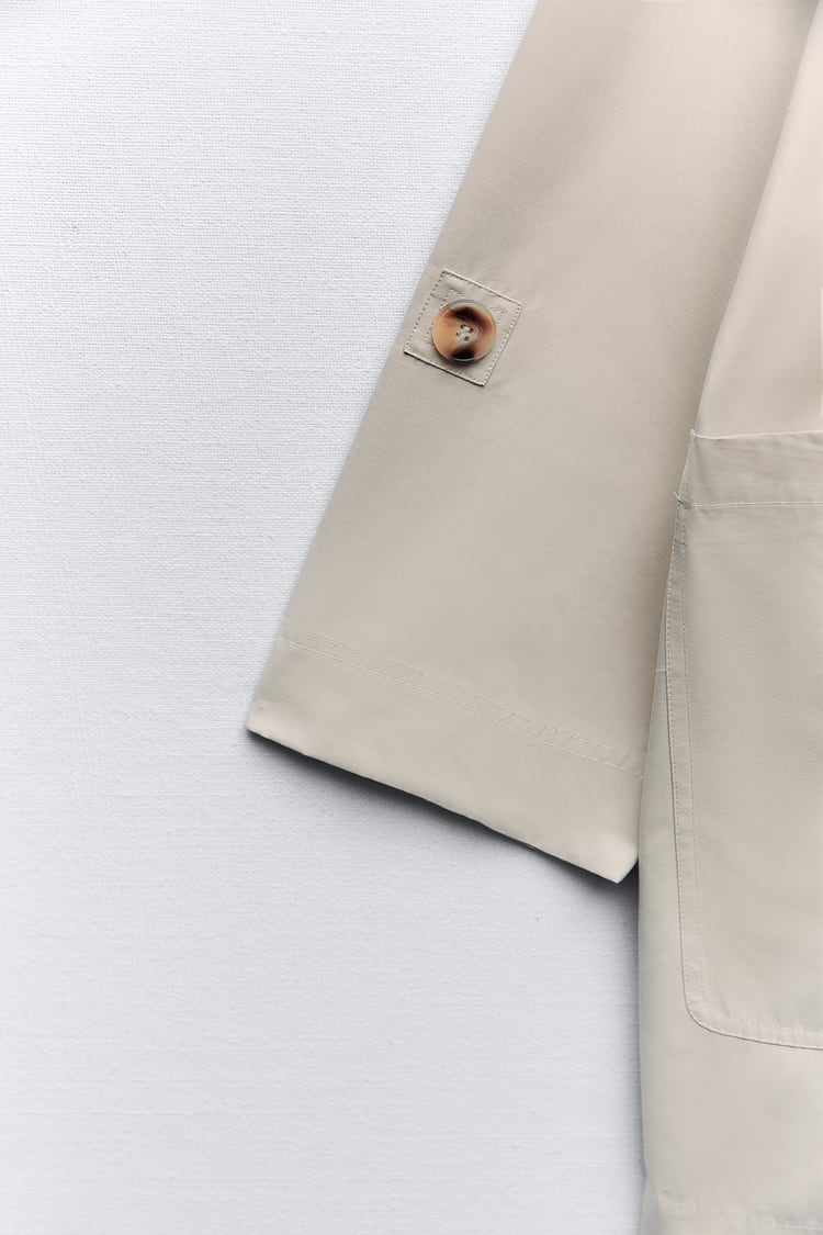 TRENCH OVERSIZED Â POCHES SABLE