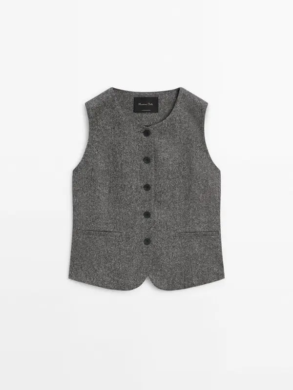VESTE SANS MANCHES FLANNEL
