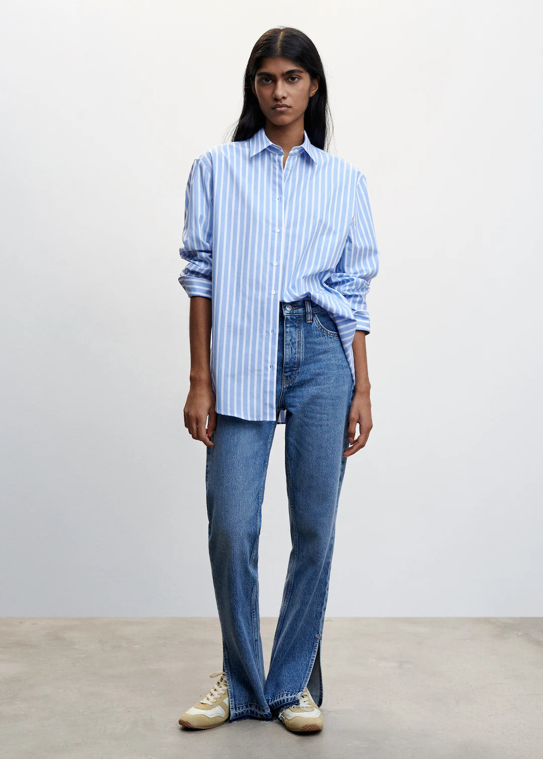 CHEMISE OVERSIZE À RAYURES