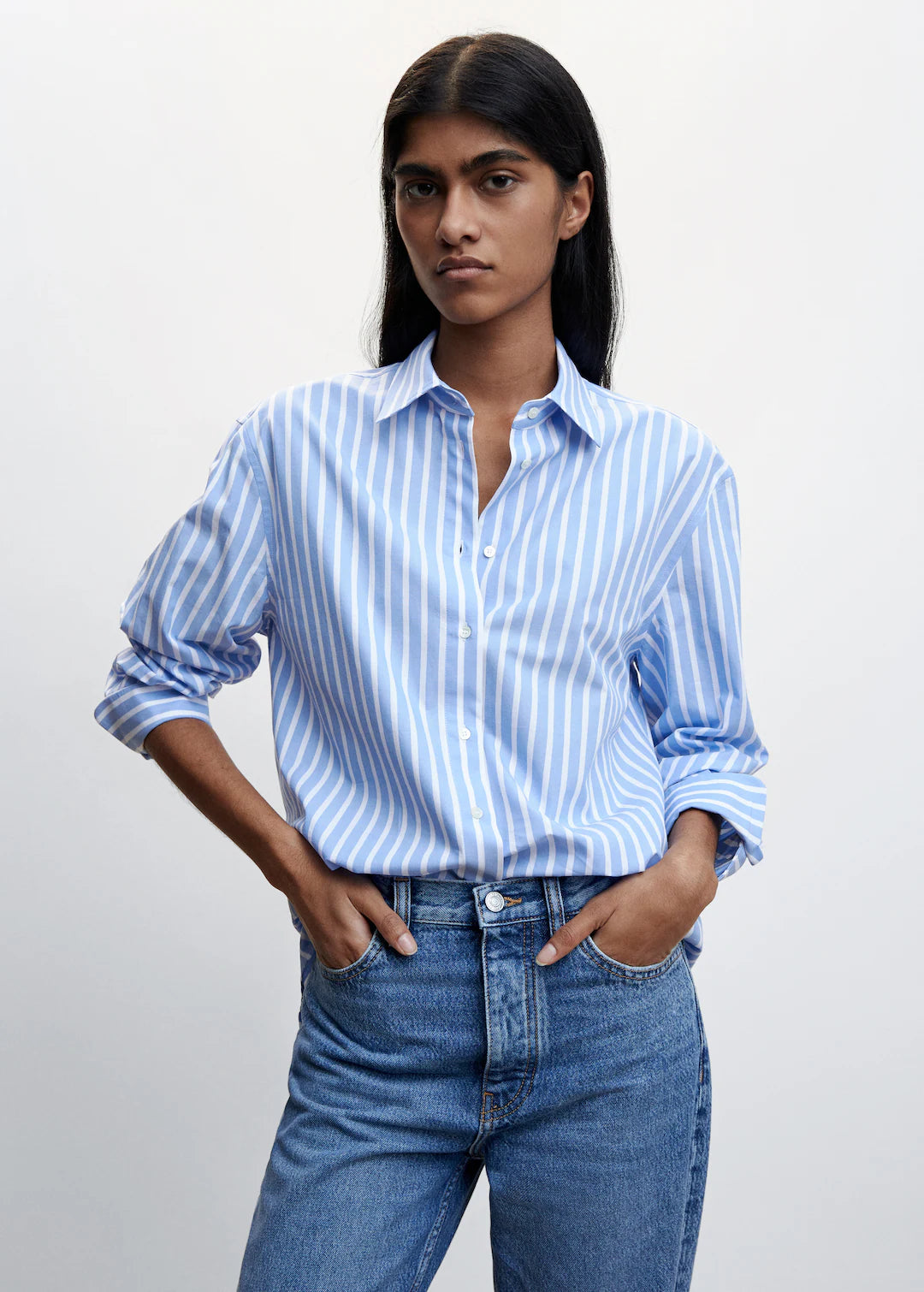 CHEMISE OVERSIZE À RAYURES