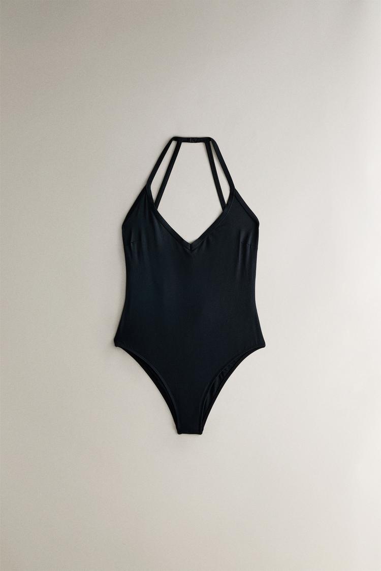 ZARA HOME MAILLOT DE BAIN PLAGE UNI BRETELLES DOS