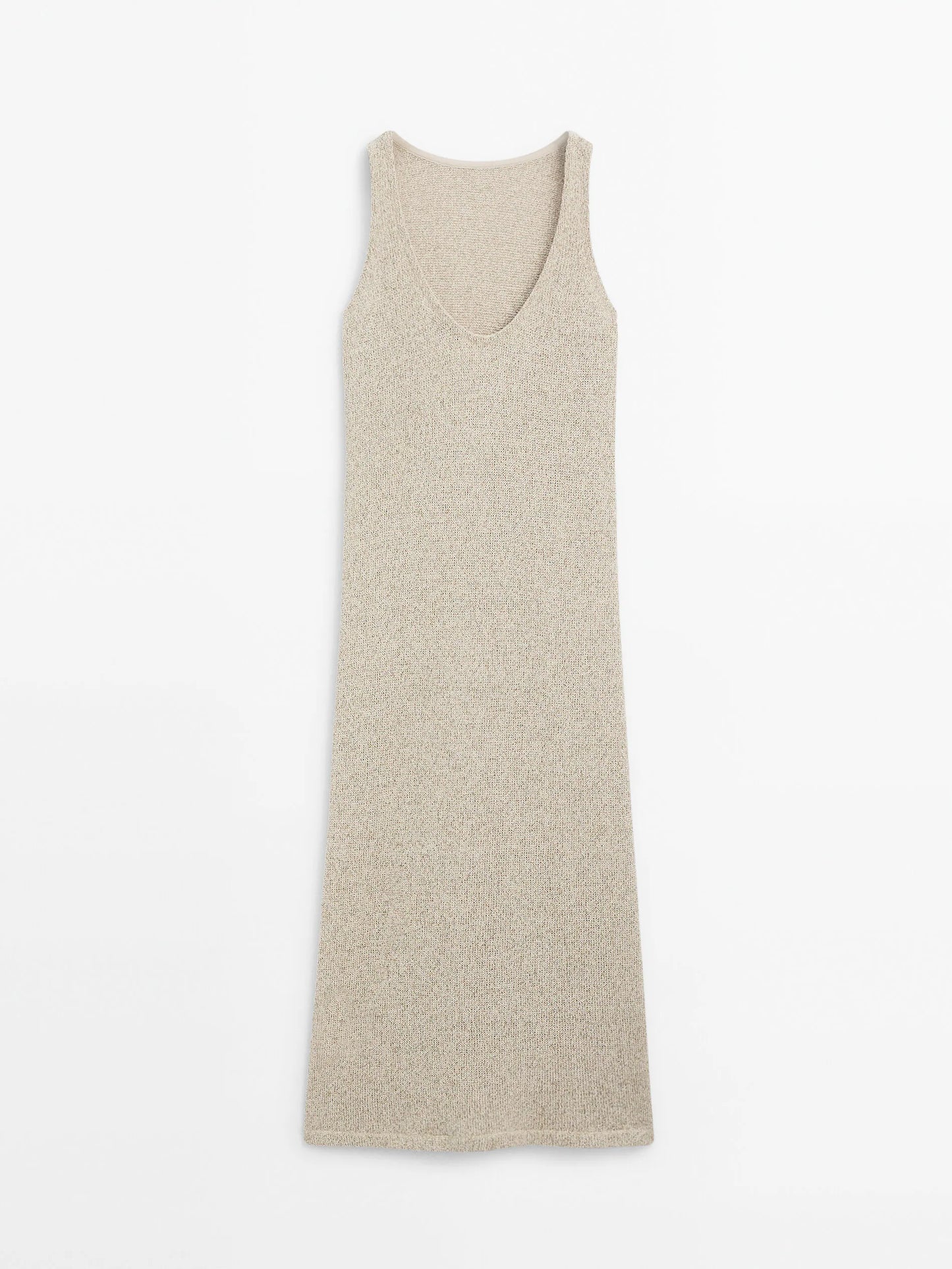 ROBE MIDI 100 % COTON CHINÉ