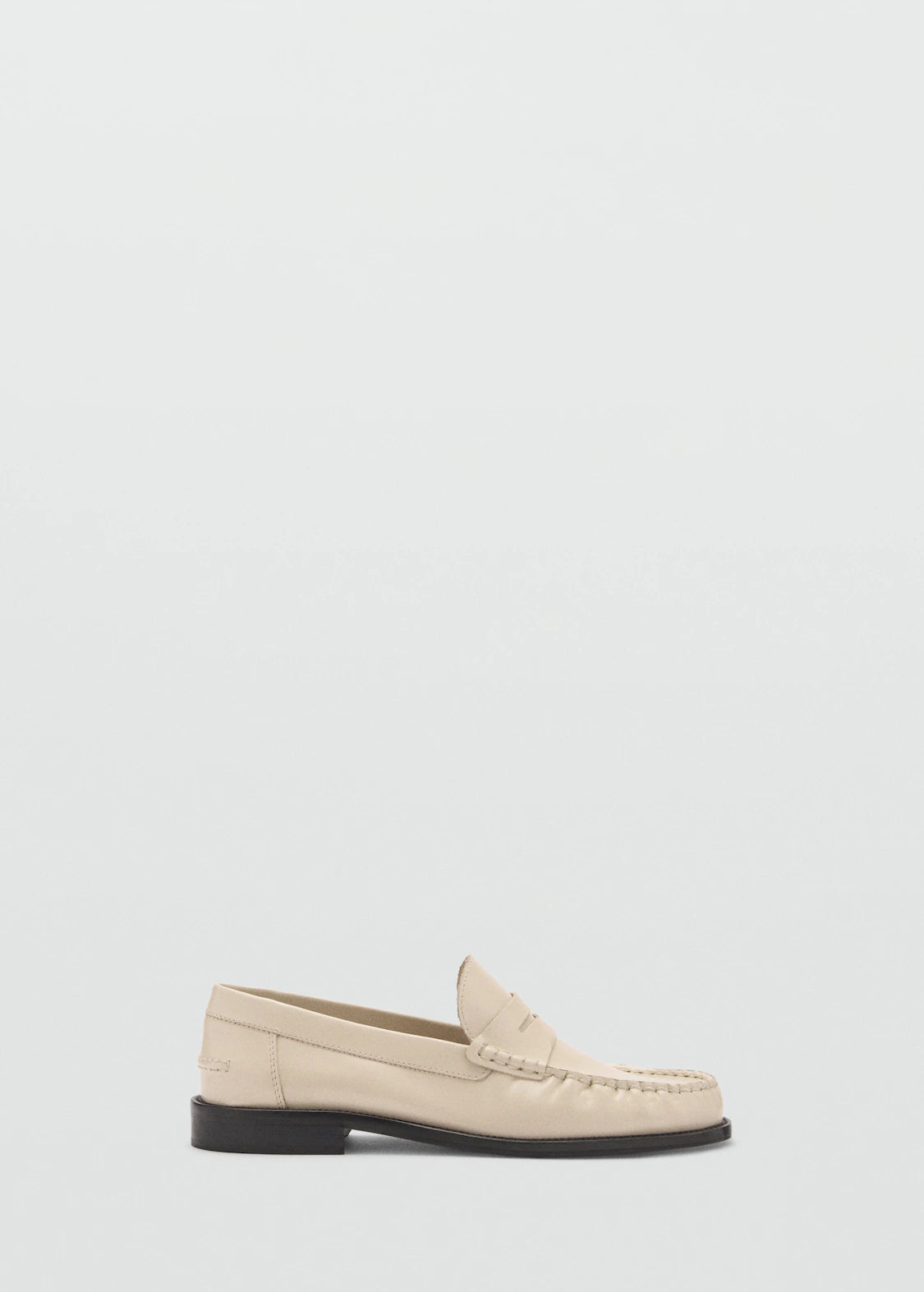 MANGO MOCASSINS CUIR
