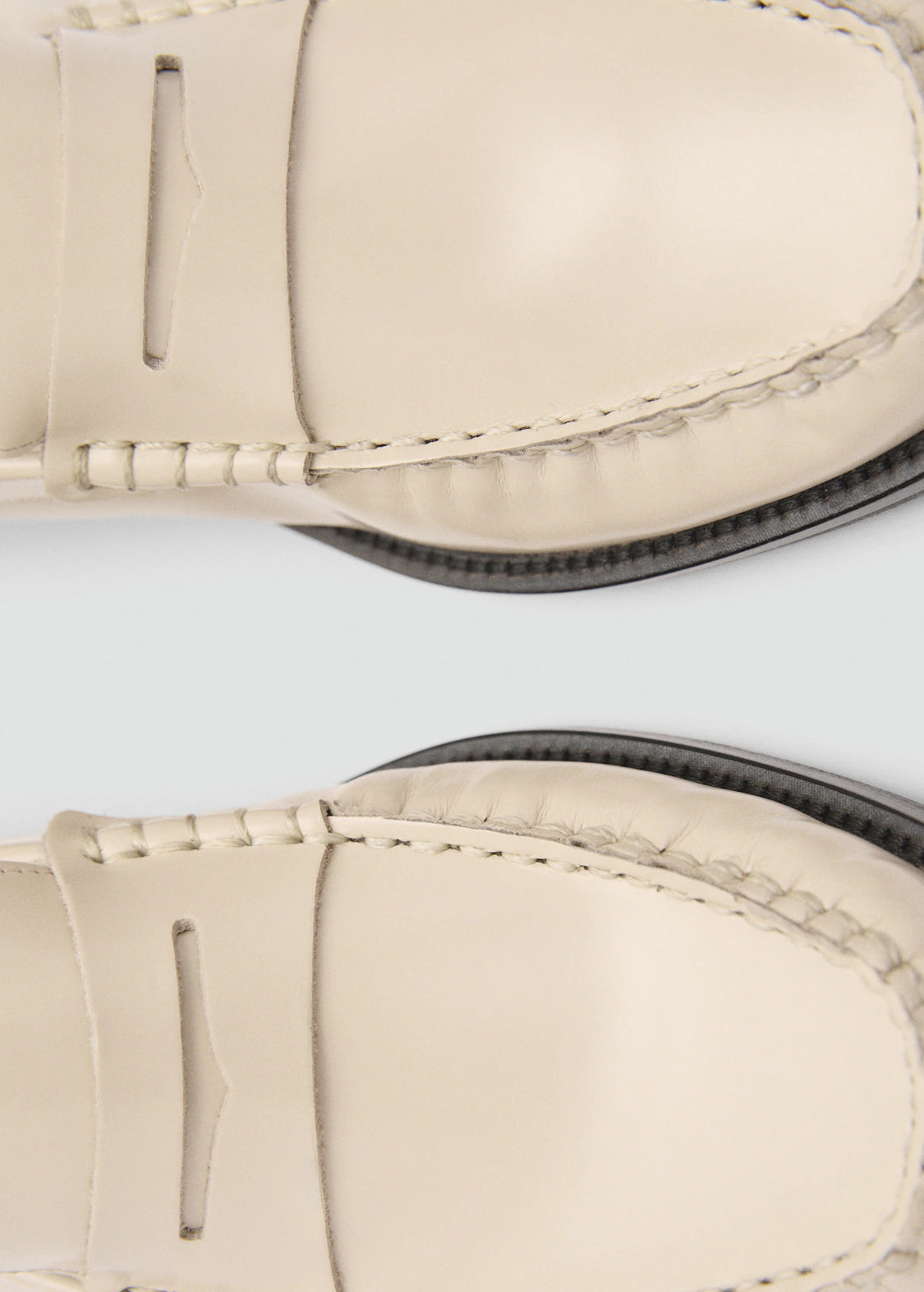 MANGO MOCASSINS CUIR