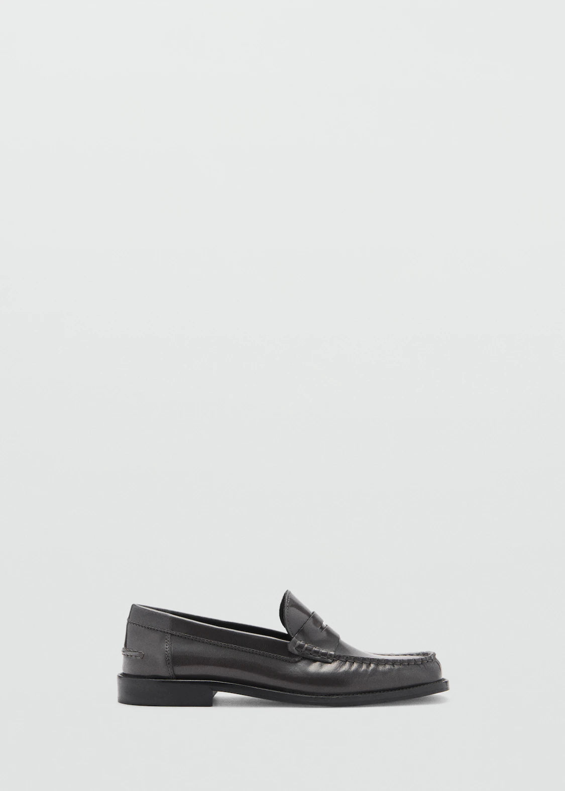 MANGO MOCASSINS CUIR
