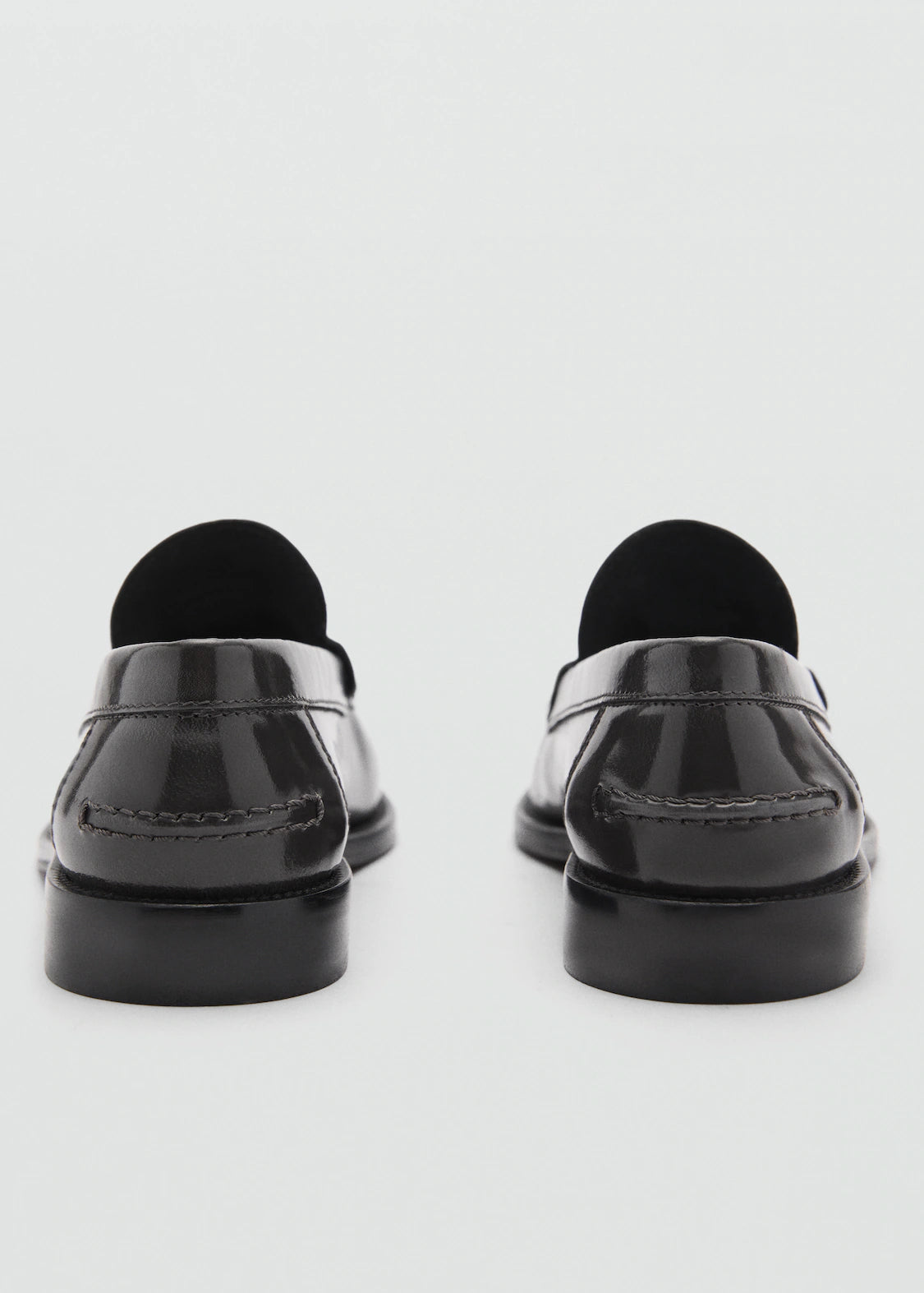 MANGO MOCASSINS CUIR