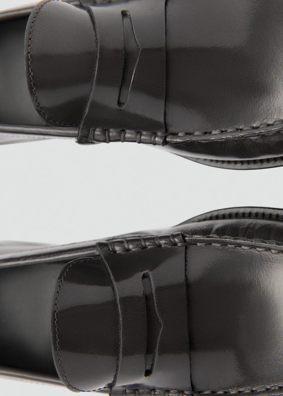 MANGO MOCASSINS CUIR