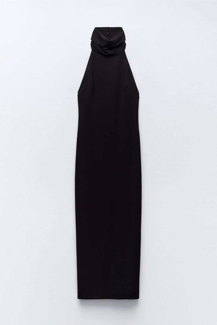 ROBE À ENCOLURE AMÉRICAINE ET DOS NU