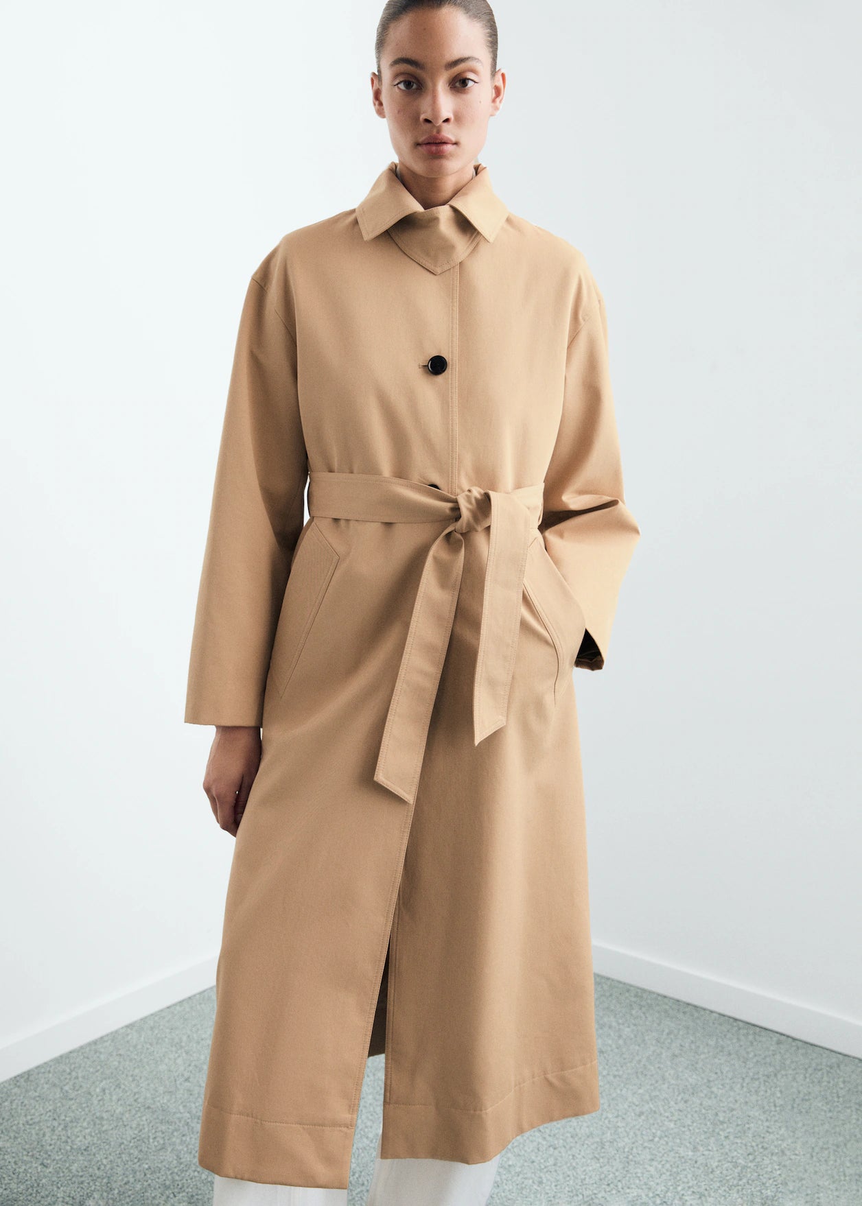 TRENCH LONG AVEC CEINTURE