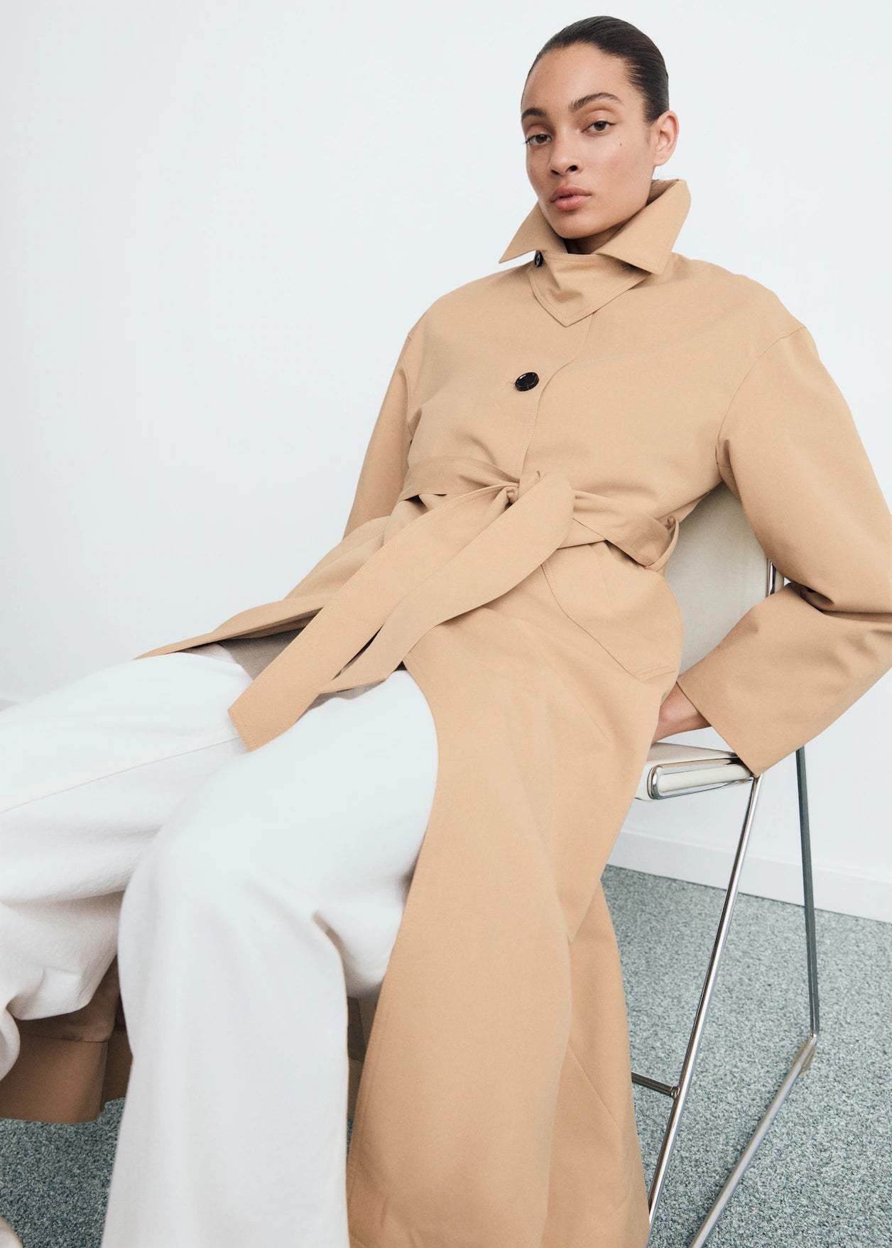 TRENCH LONG AVEC CEINTURE