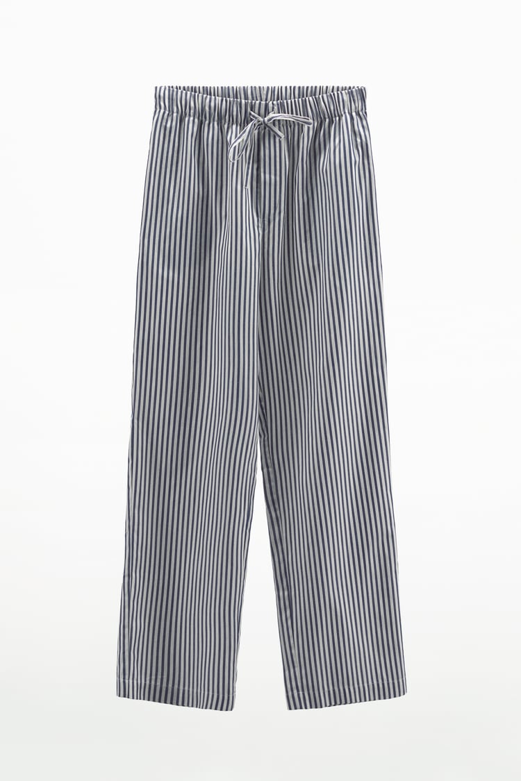 PANTALON DROIT À RAYURES