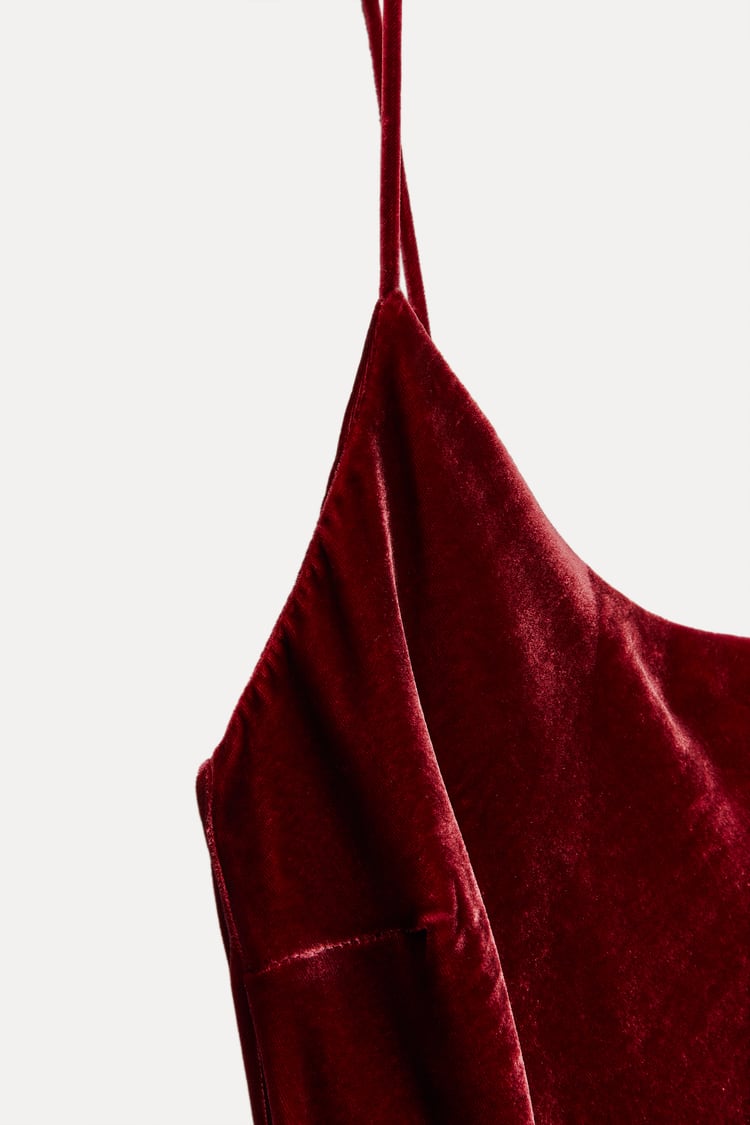Robe Style Lingerie En Velours Collection ZW