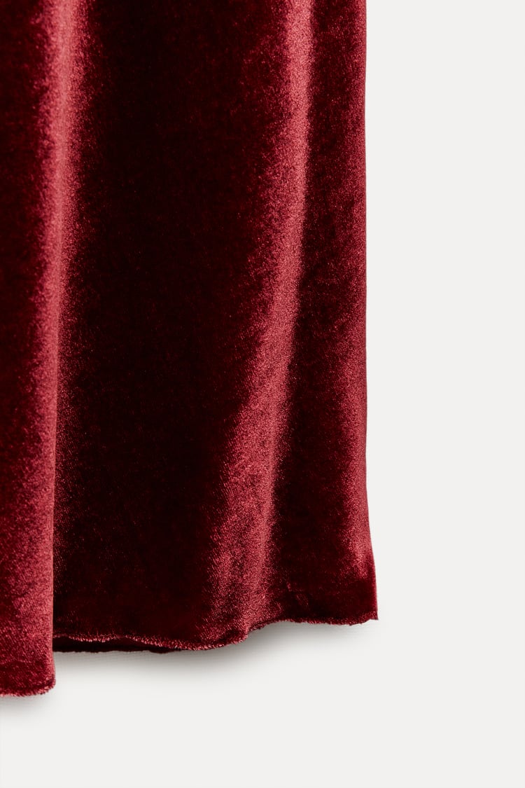 Robe Style Lingerie En Velours Collection ZW