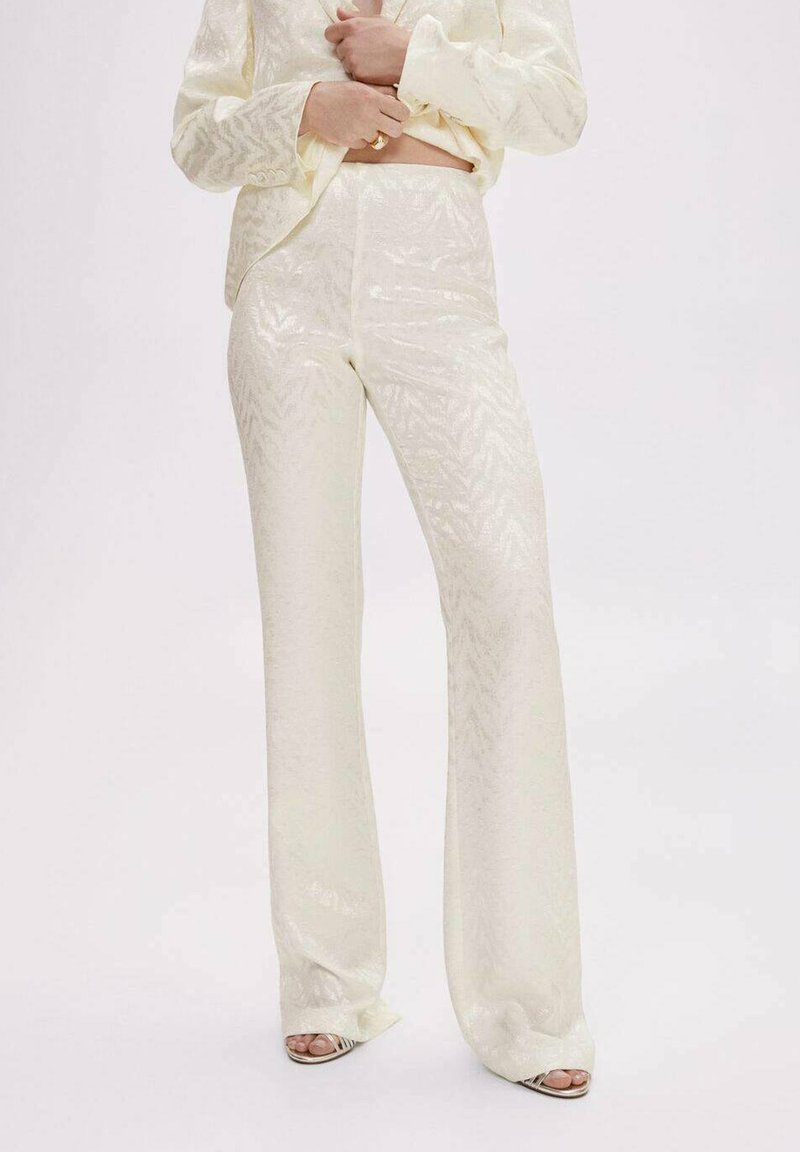 Pantalon NATALIE Classique Jacquard Mango