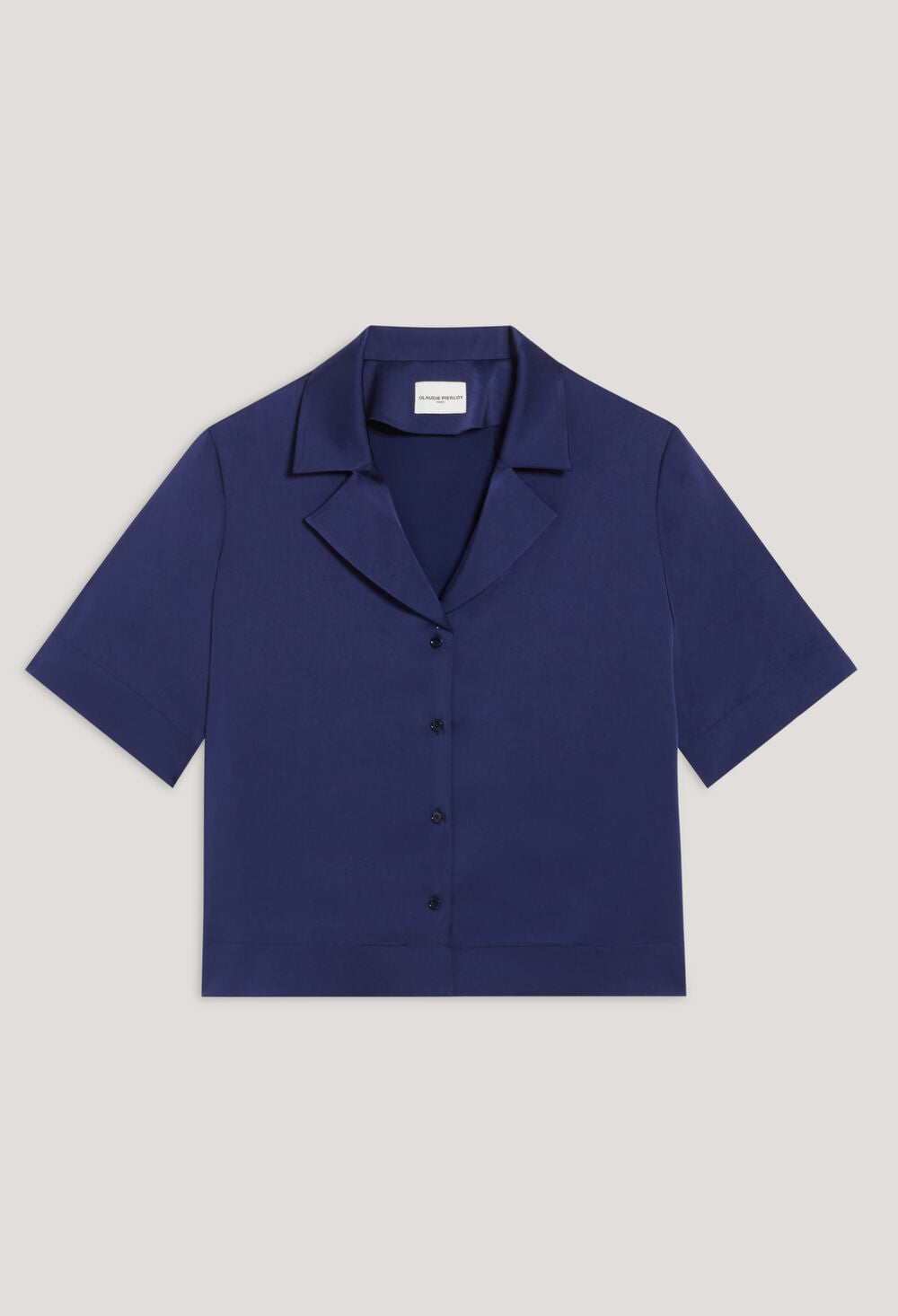 CLAUDIE PIERLOT CHEMISIER FLUIDE À MANCHES COURTES