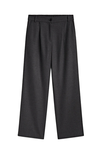 PANTALON DE JOGGING À FINES RAYURES ET PINCES