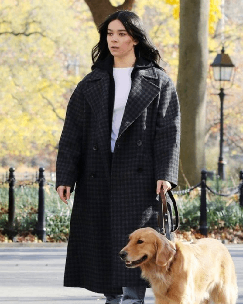 MANTEAU À CARREAUX OVERSIZED