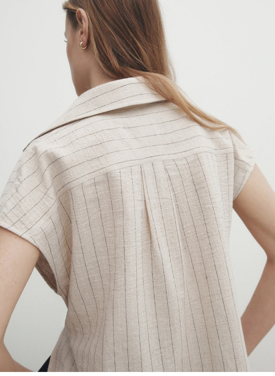 GILET STYLE PYJAMA RAYURES TENNIS MASSIMO DUTTI de