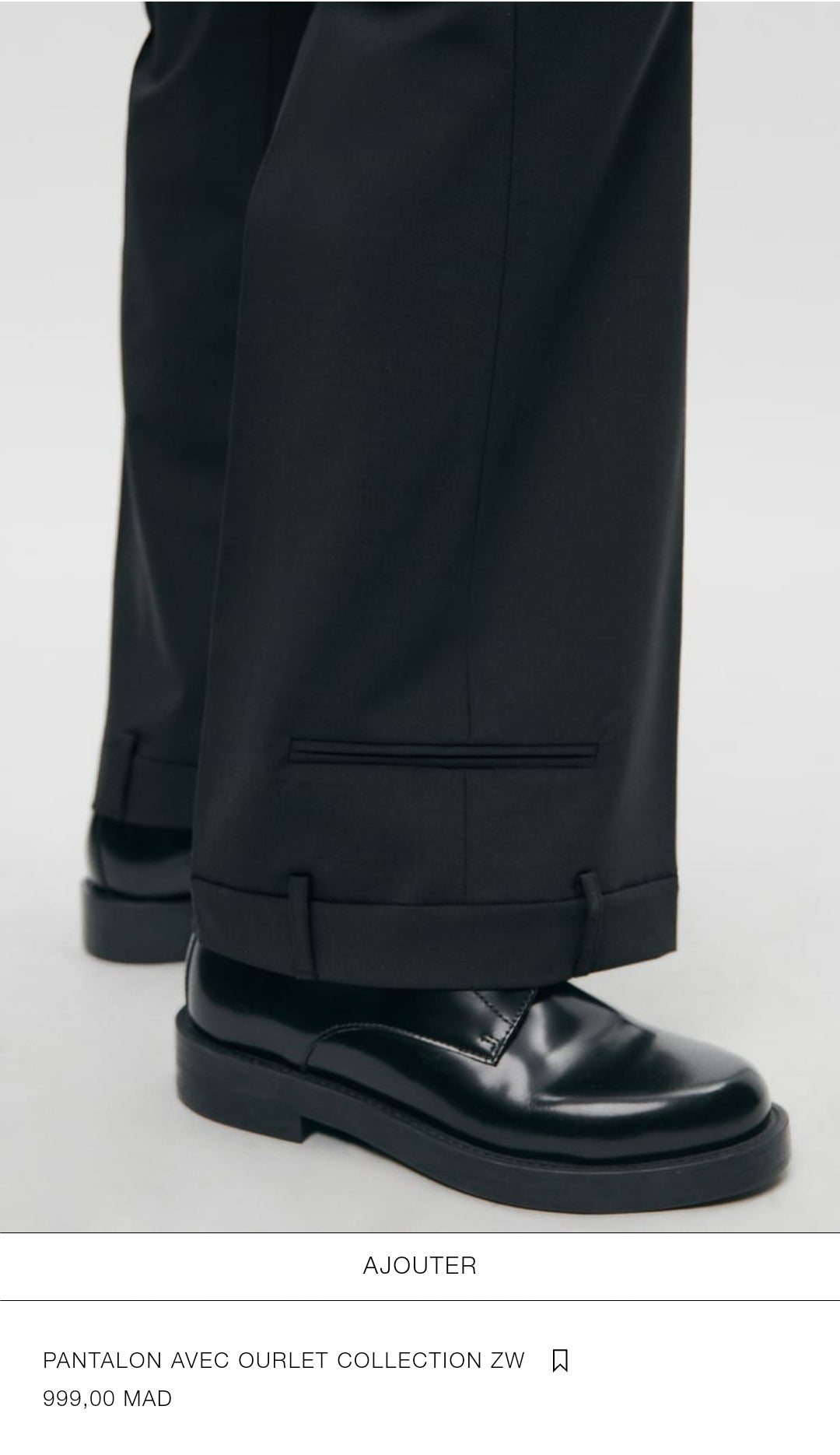 PANTALON AVEC OURLET COLLECTION ZW