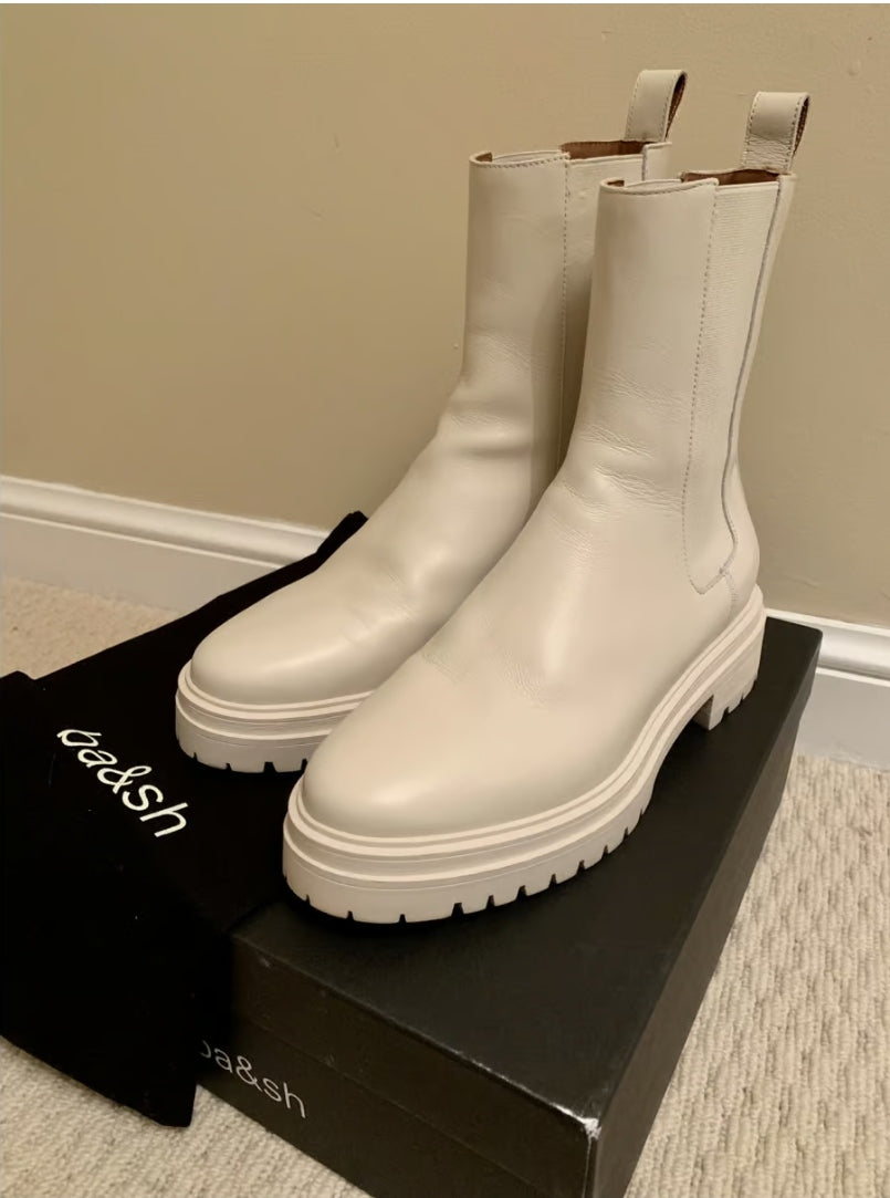 BOTTINES CHELSEA ÉCRU