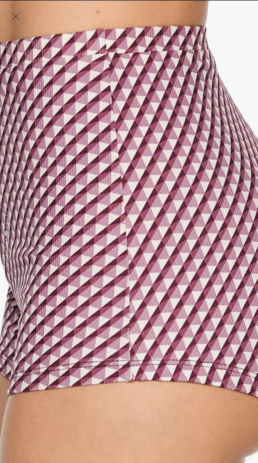 Haut / Bas De Bikini Hot Pants Imprimé Géométrique