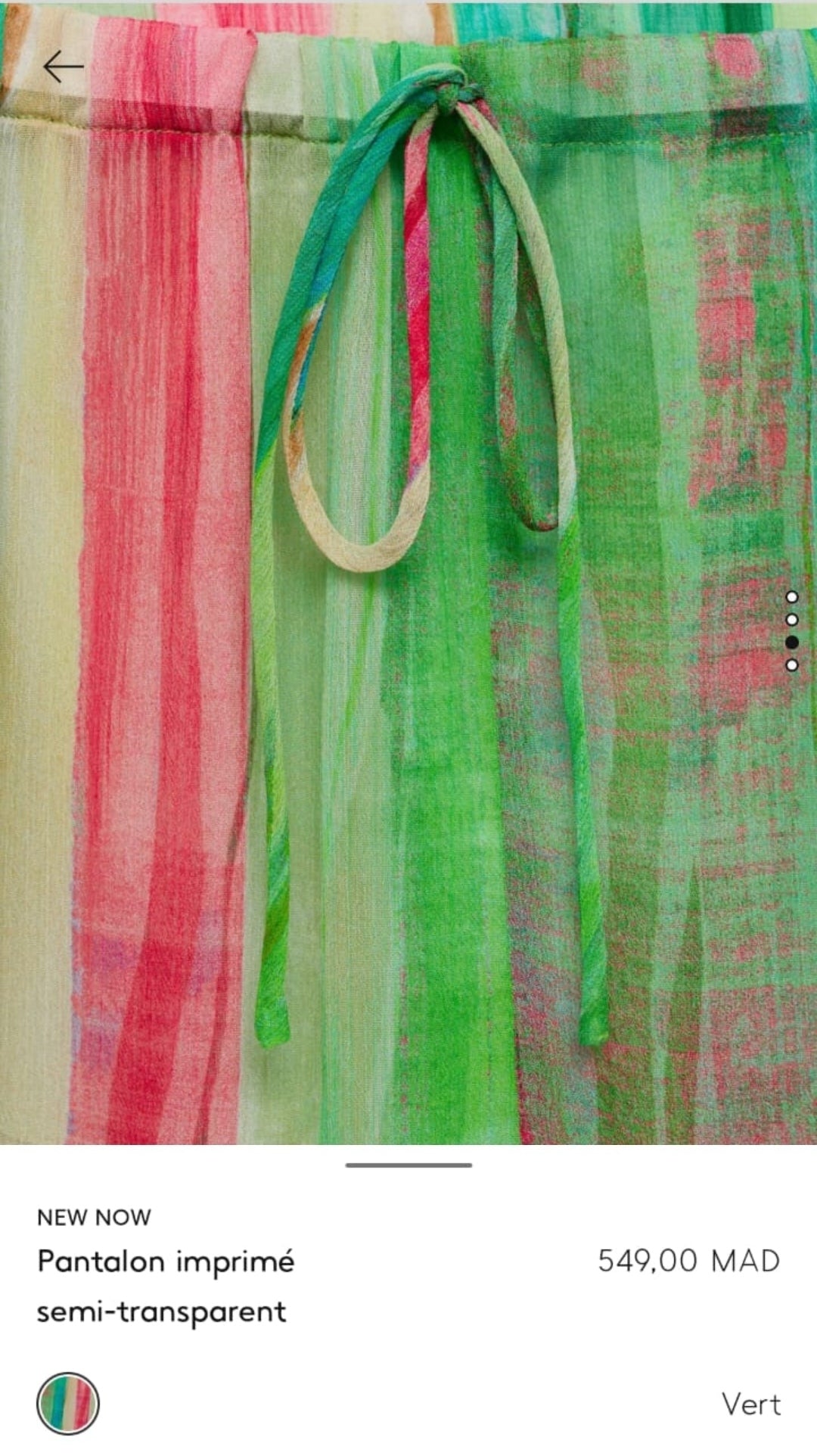 ENSEMBLE IMPRIMÉ SEMI-TRANSPARENT MANGO 🥭