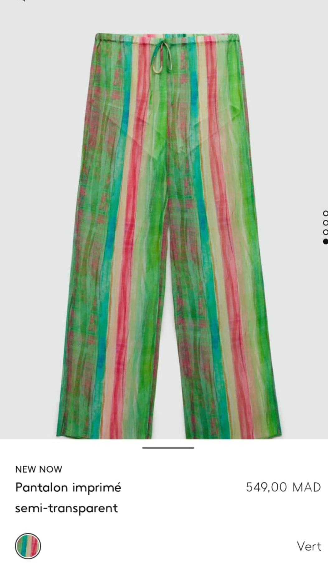 ENSEMBLE IMPRIMÉ SEMI-TRANSPARENT MANGO 🥭
