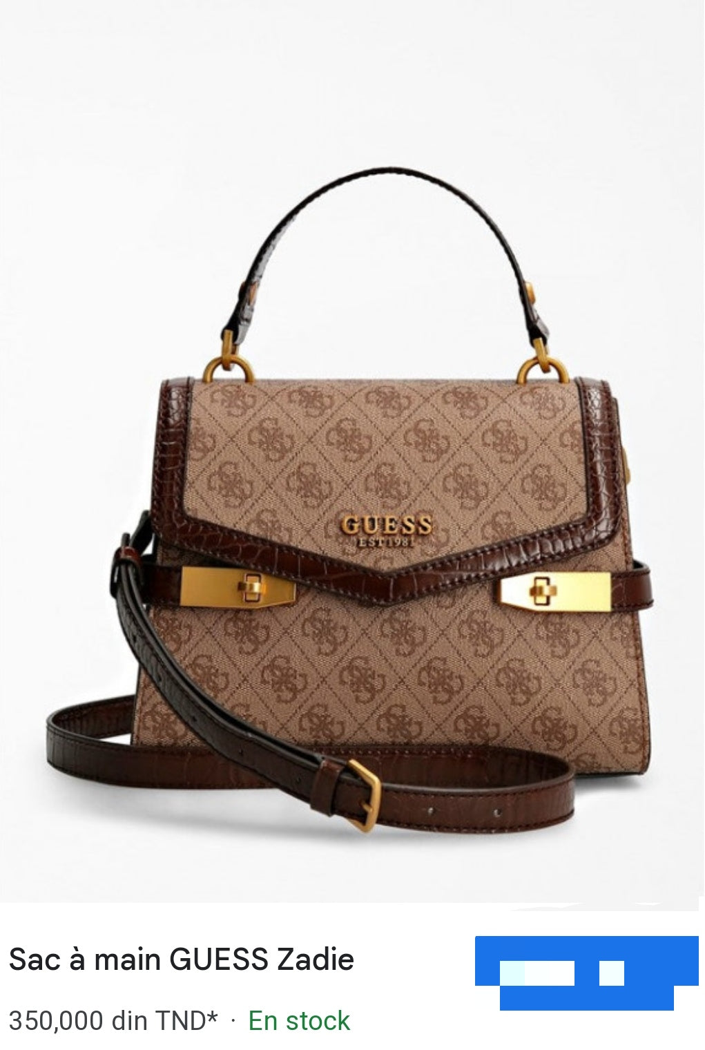 Sac À Main Guess Zadie Marron