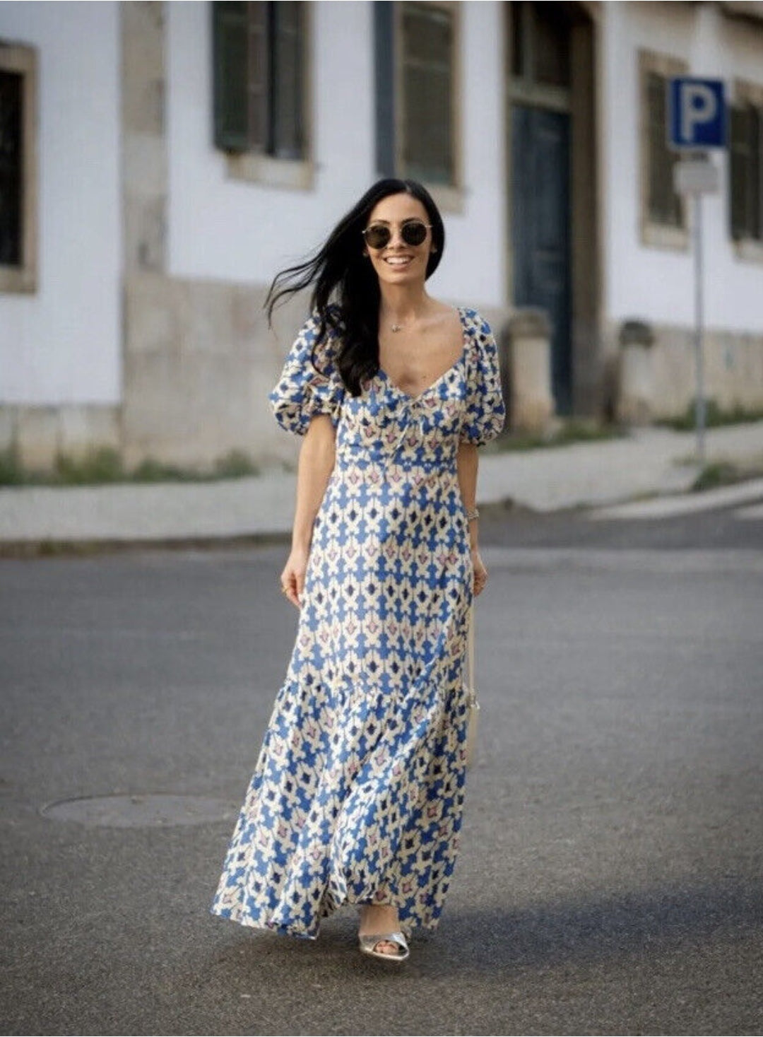 ROBE MI-LONGUE IMPRIMÉE