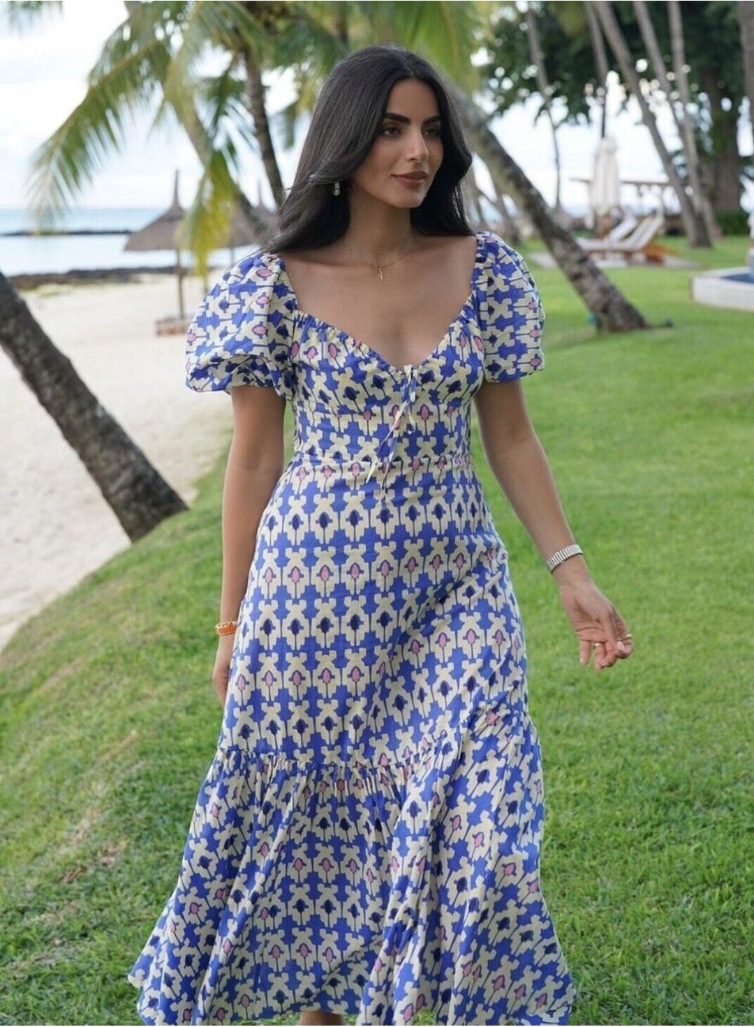 ROBE MI-LONGUE IMPRIMÉE