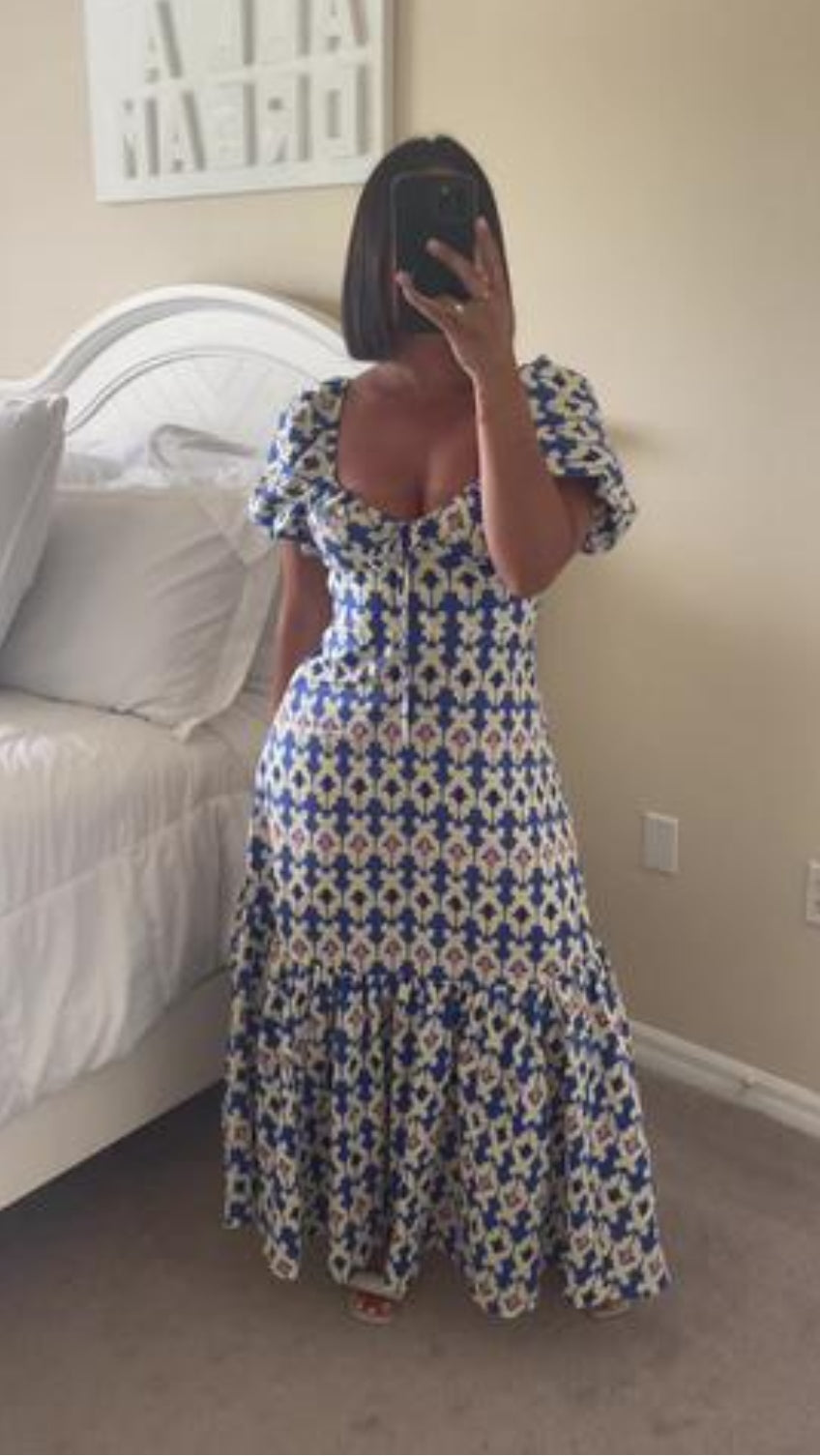 ROBE MI-LONGUE IMPRIMÉE
