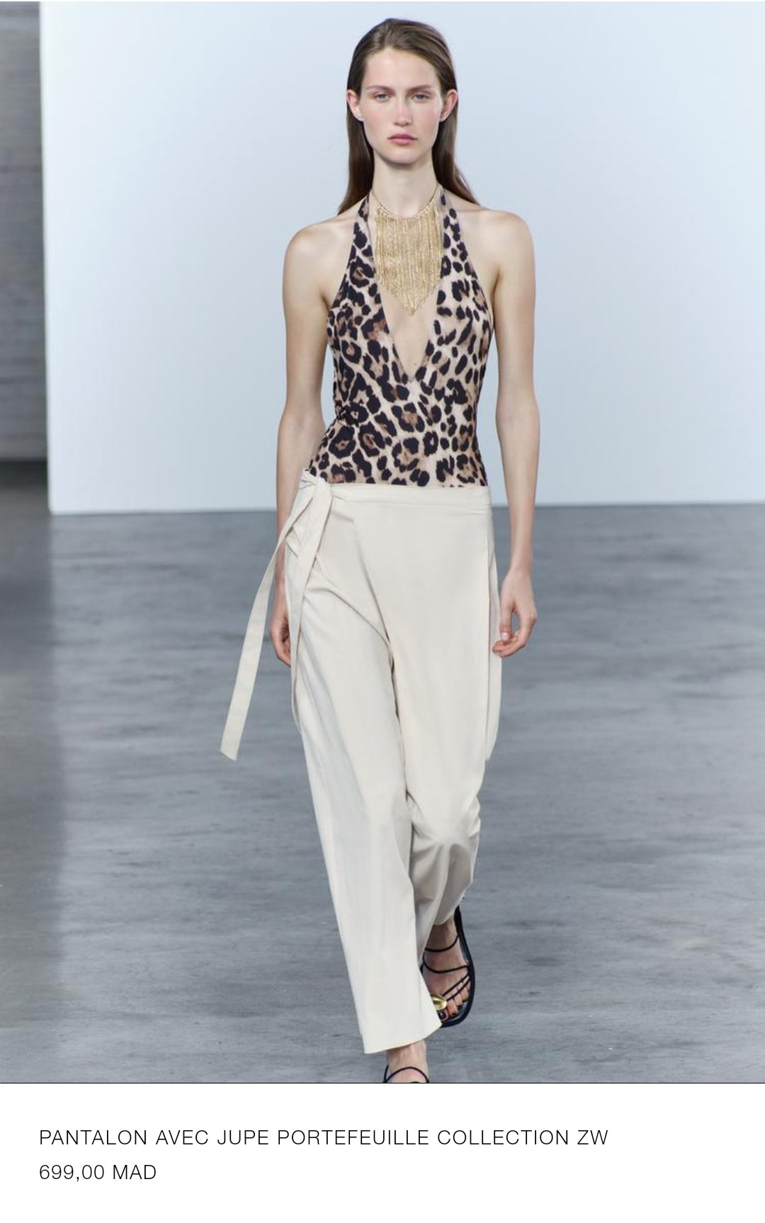 PANTALON AVEC JUPE PORTEFEUILLE COLLECTION ZW
