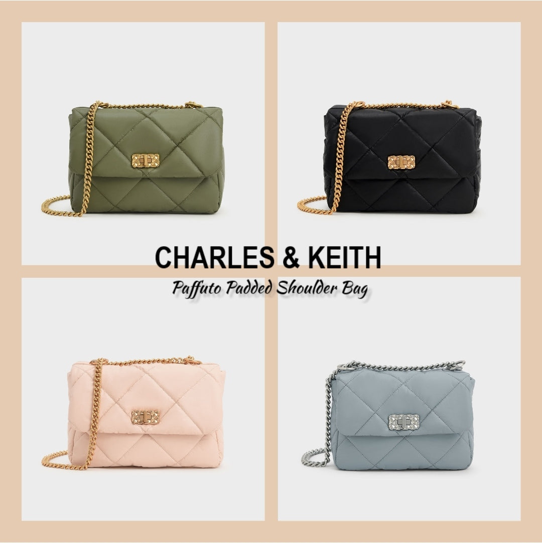 CHARLES & KHEITH SAC PORTÉE ÉPAULE REMBOURRÉ PAFFUTO 🩷