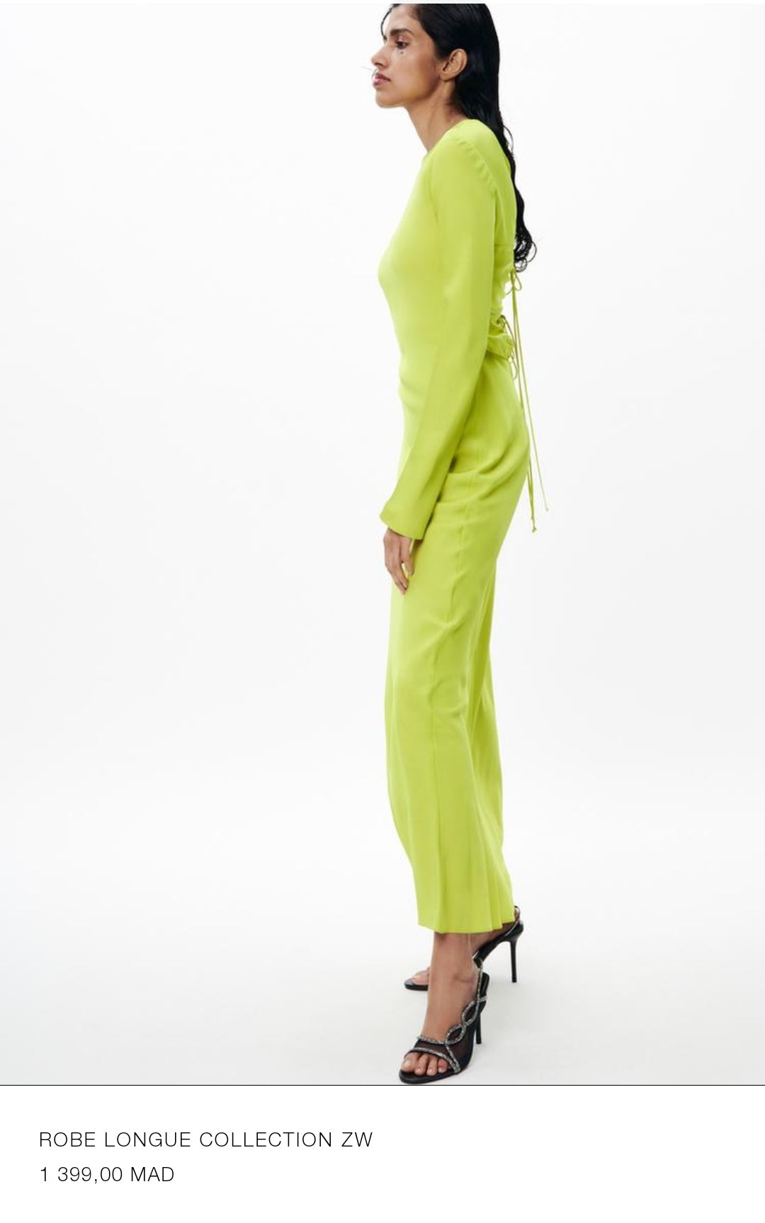 ROBE LONGUE JAUNE CITRON 🍋 COLLECTION ZW