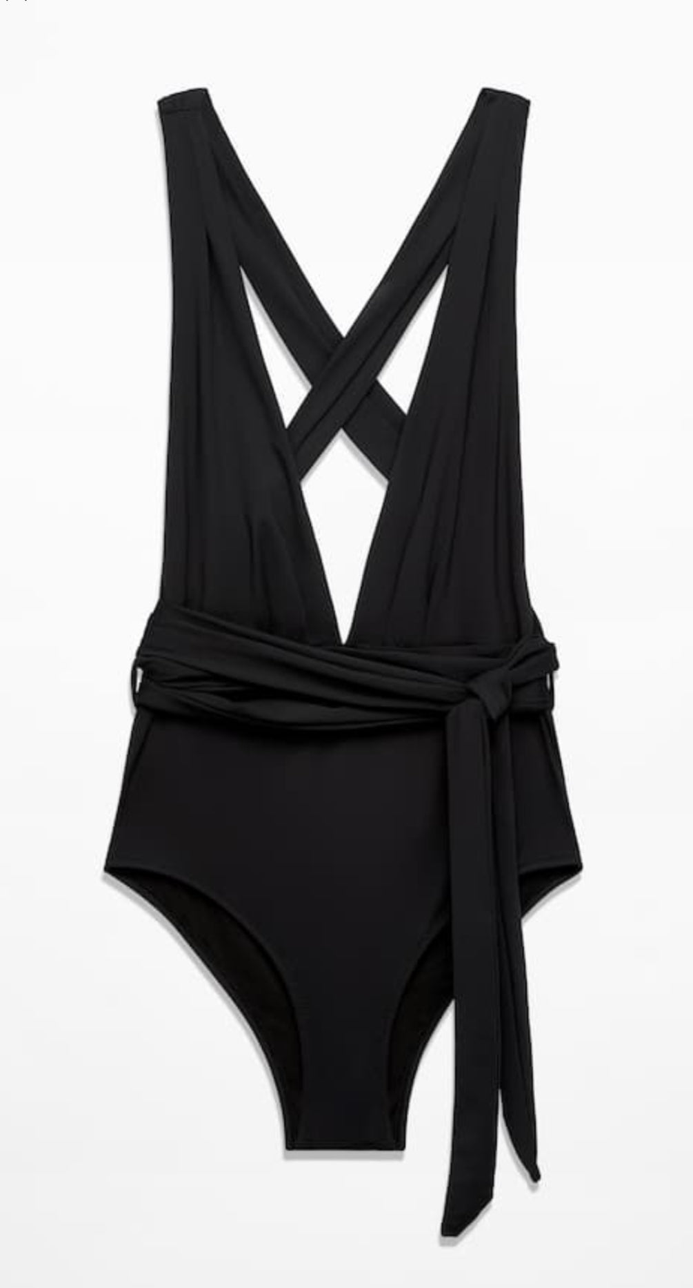 OYSHO MAILLOT DE BAIN TRIANGLE DRAPÉ NOIR