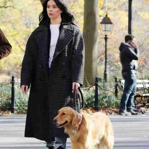 MANTEAU À CARREAUX OVERSIZED