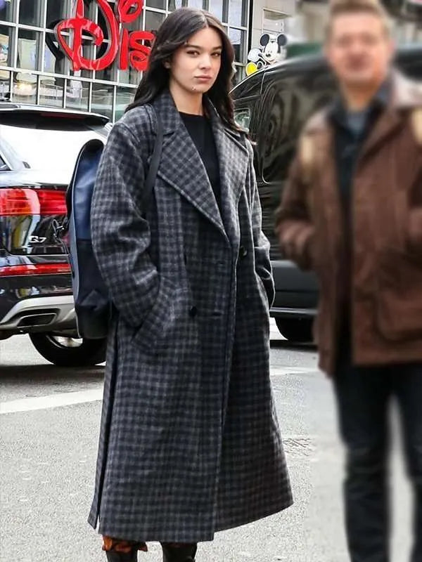 MANTEAU À CARREAUX OVERSIZED