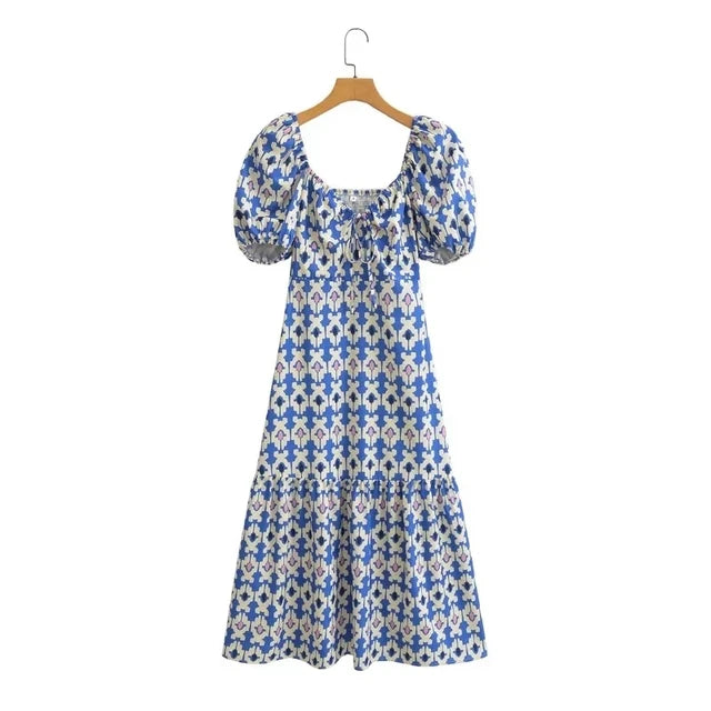 ROBE MI-LONGUE IMPRIMÉE